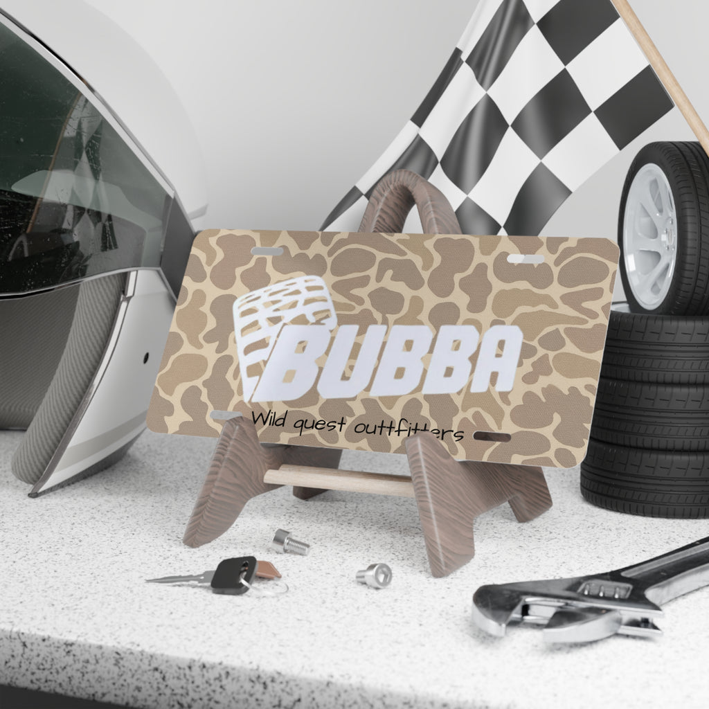 Bubba🌾 front license plate