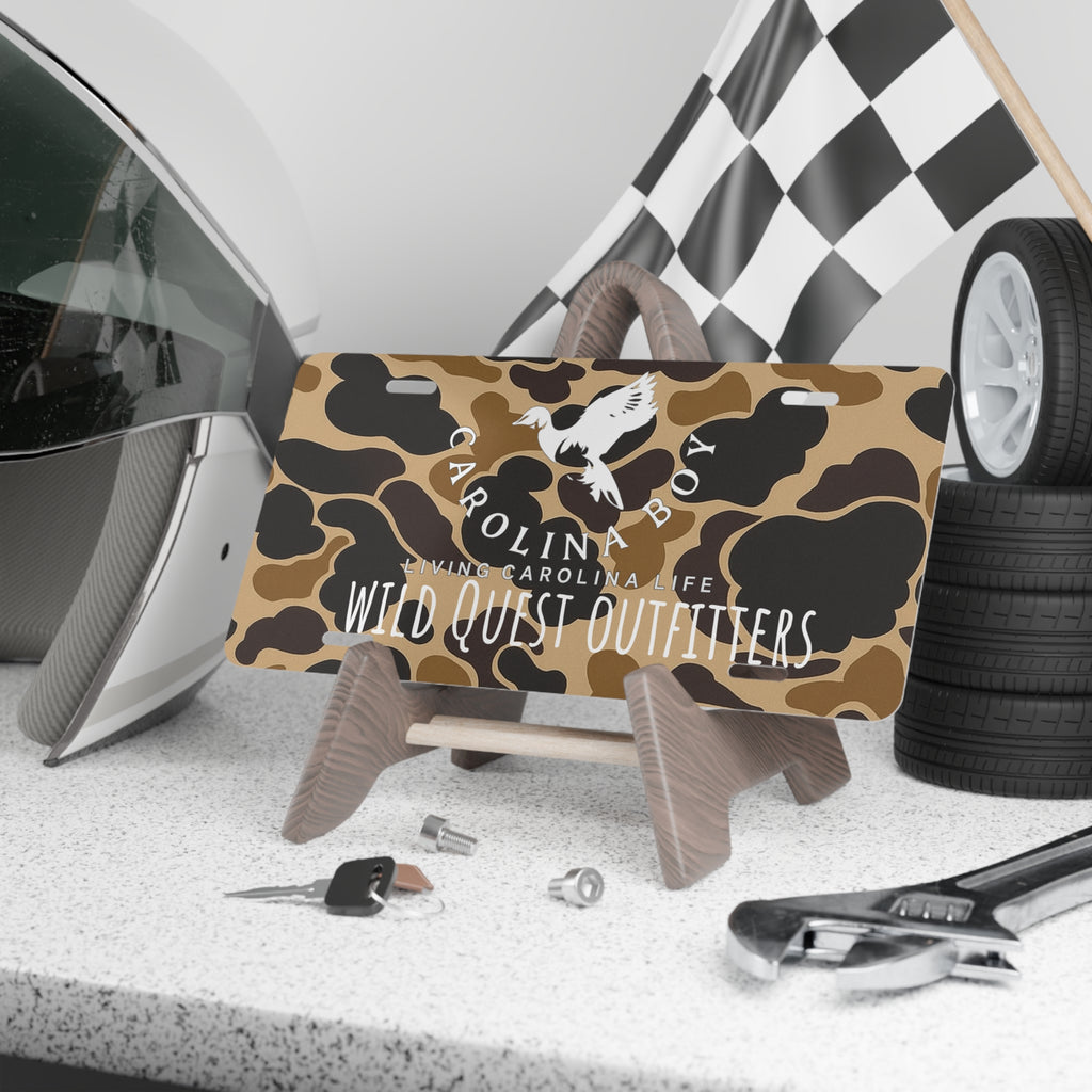 Carolina boy duck camo front plate