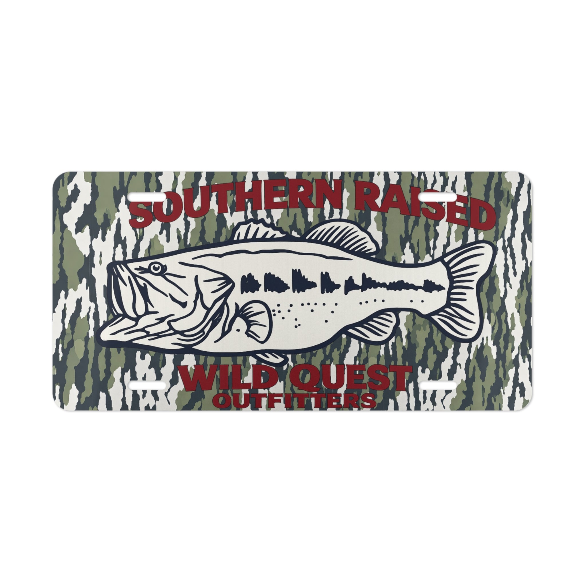 Southern Raised Front license plate