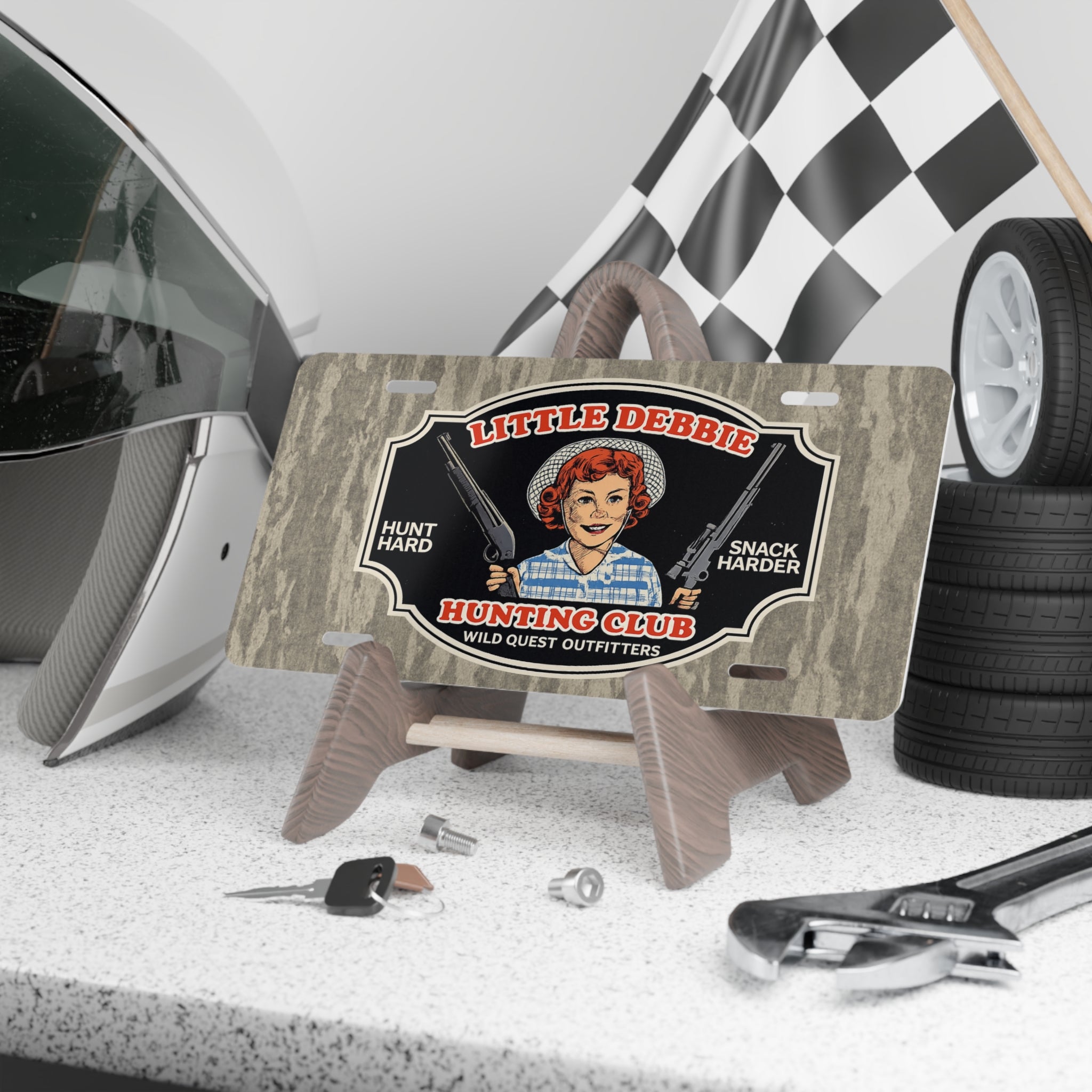 Little Debbie front license Plate