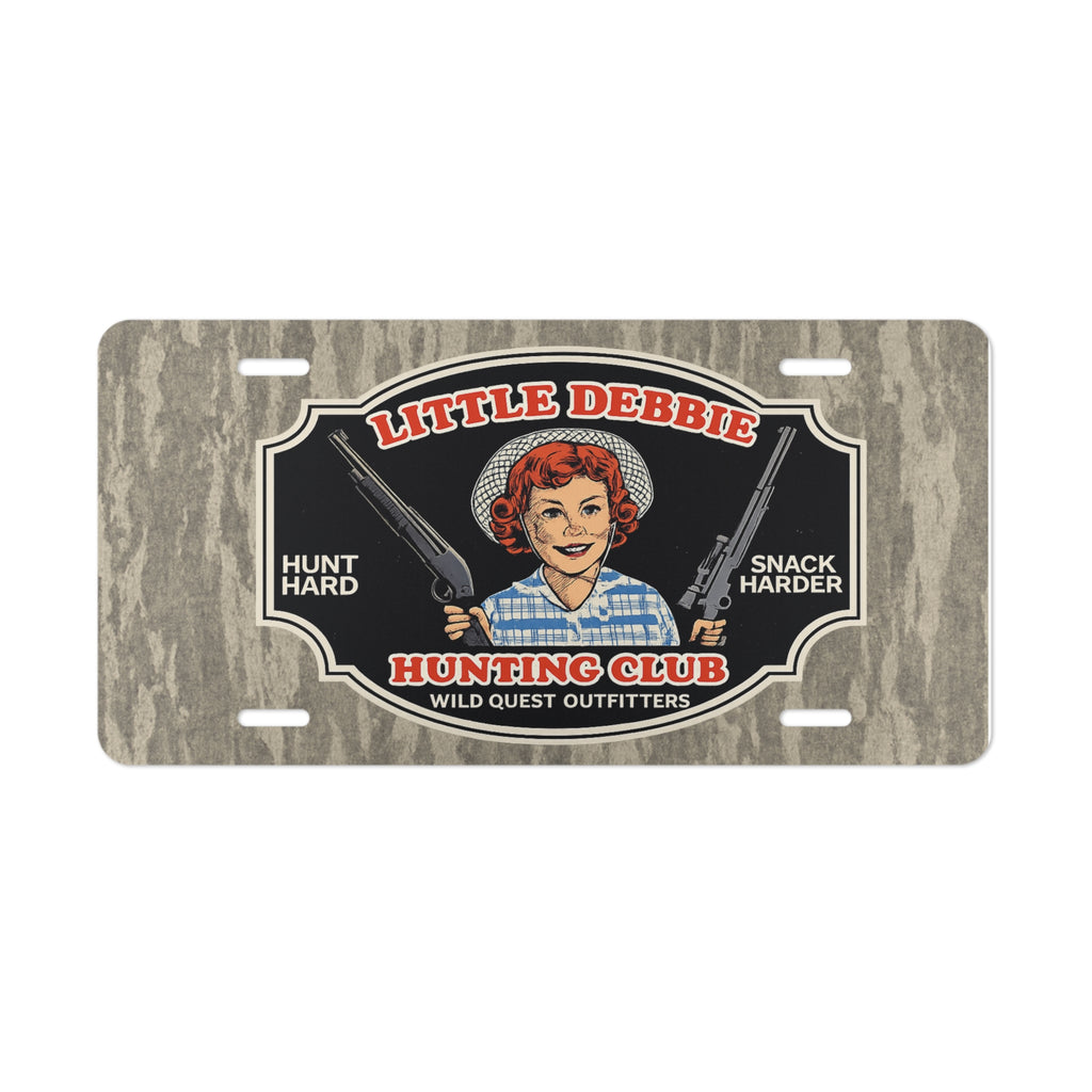 Little Debbie front license Plate