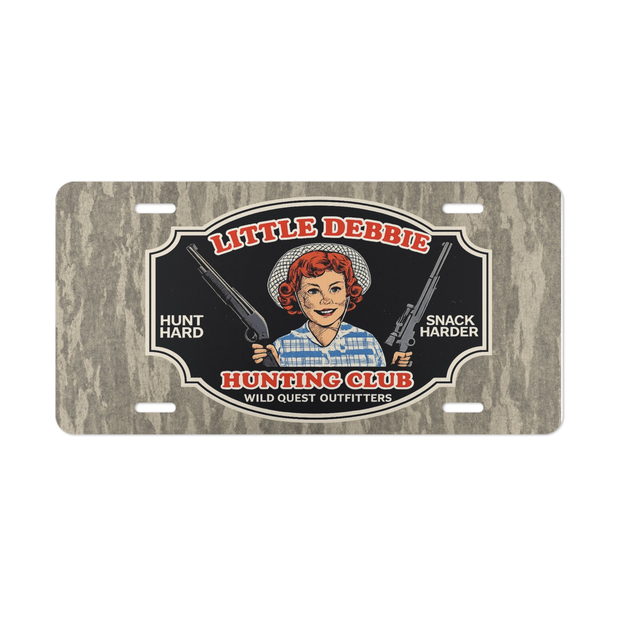 Little Debbie front license Plate