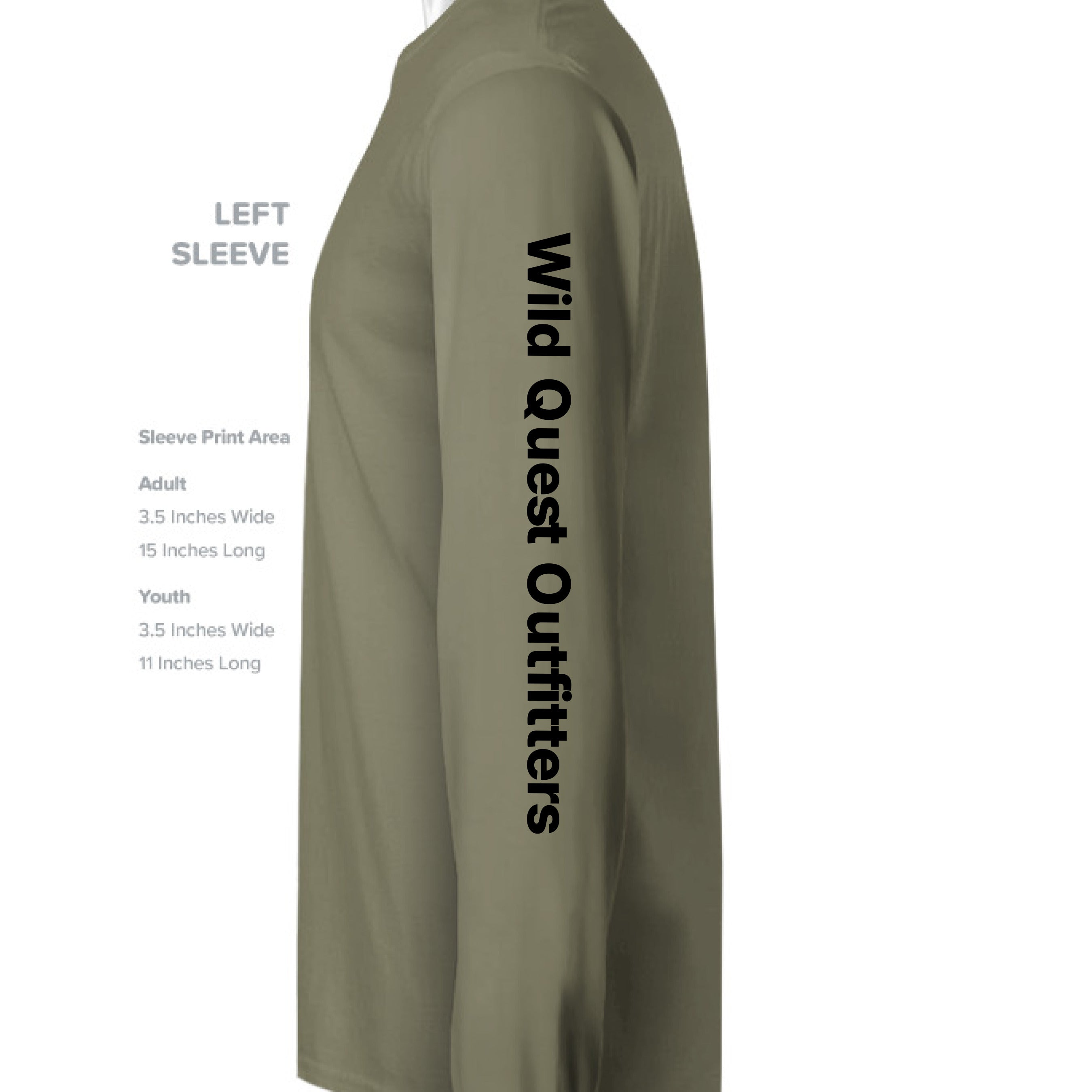 Olive You Green - SLEEVE_LEFT