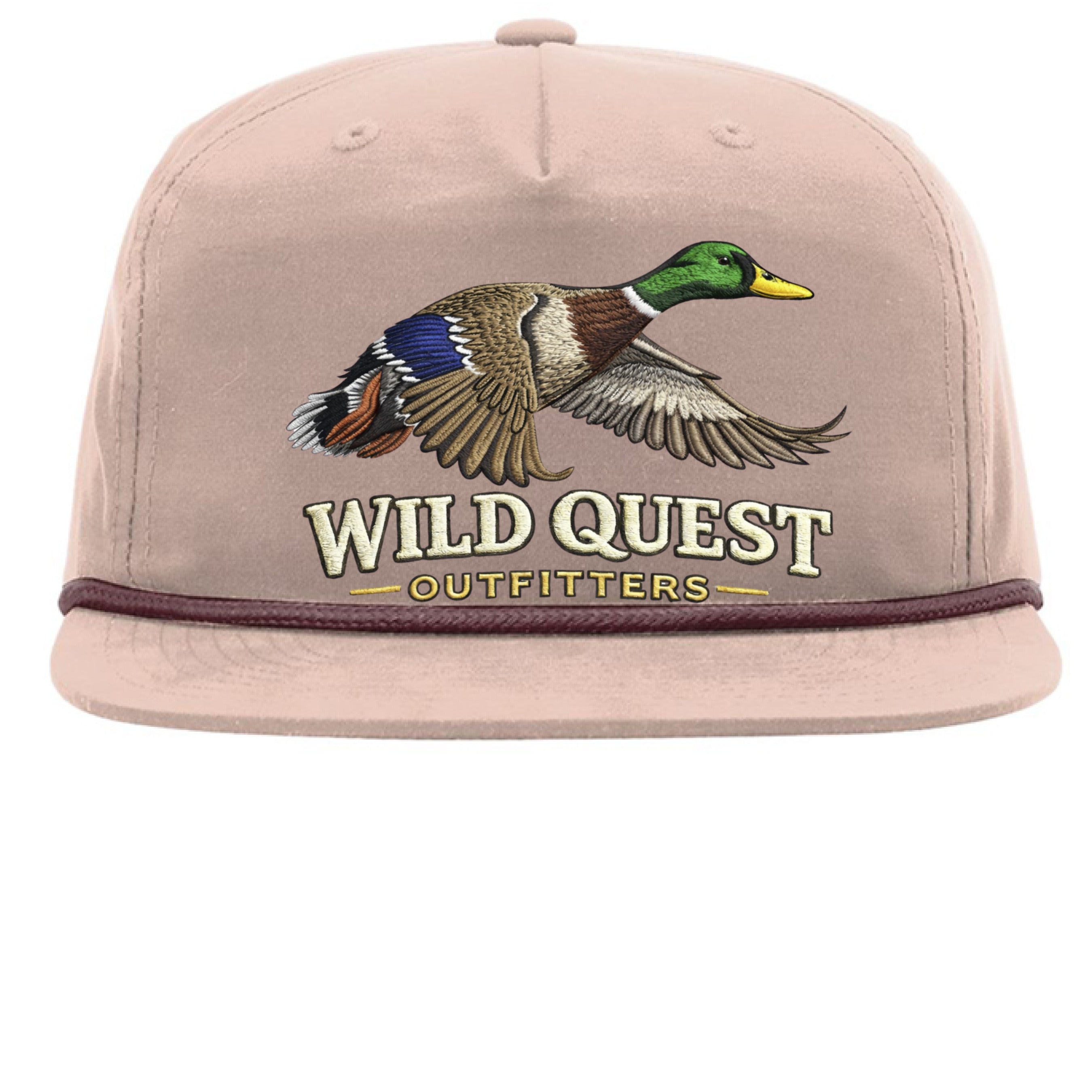 Pale Peach/ Maroon - FRONT