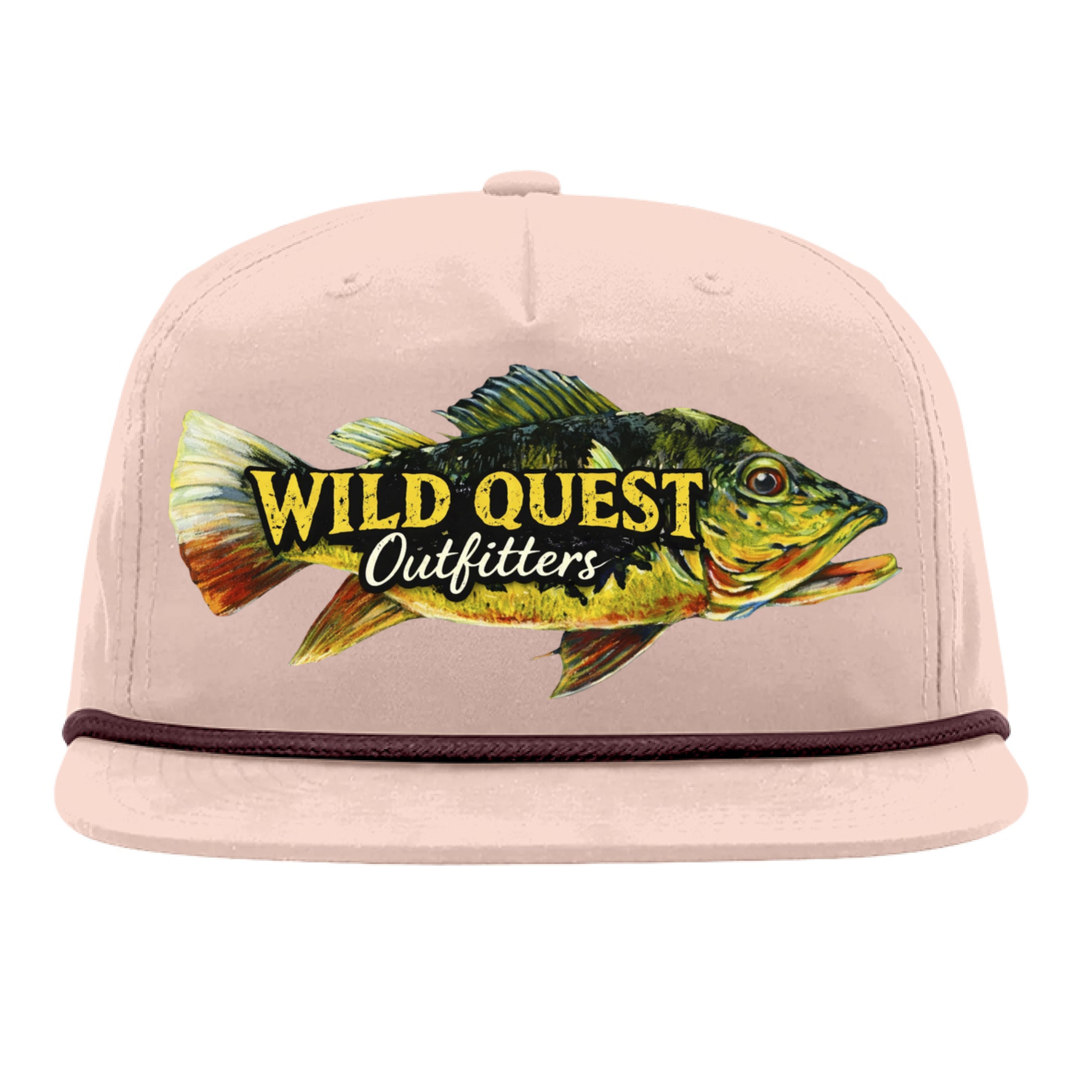 Pale Peach/ Maroon - FRONT