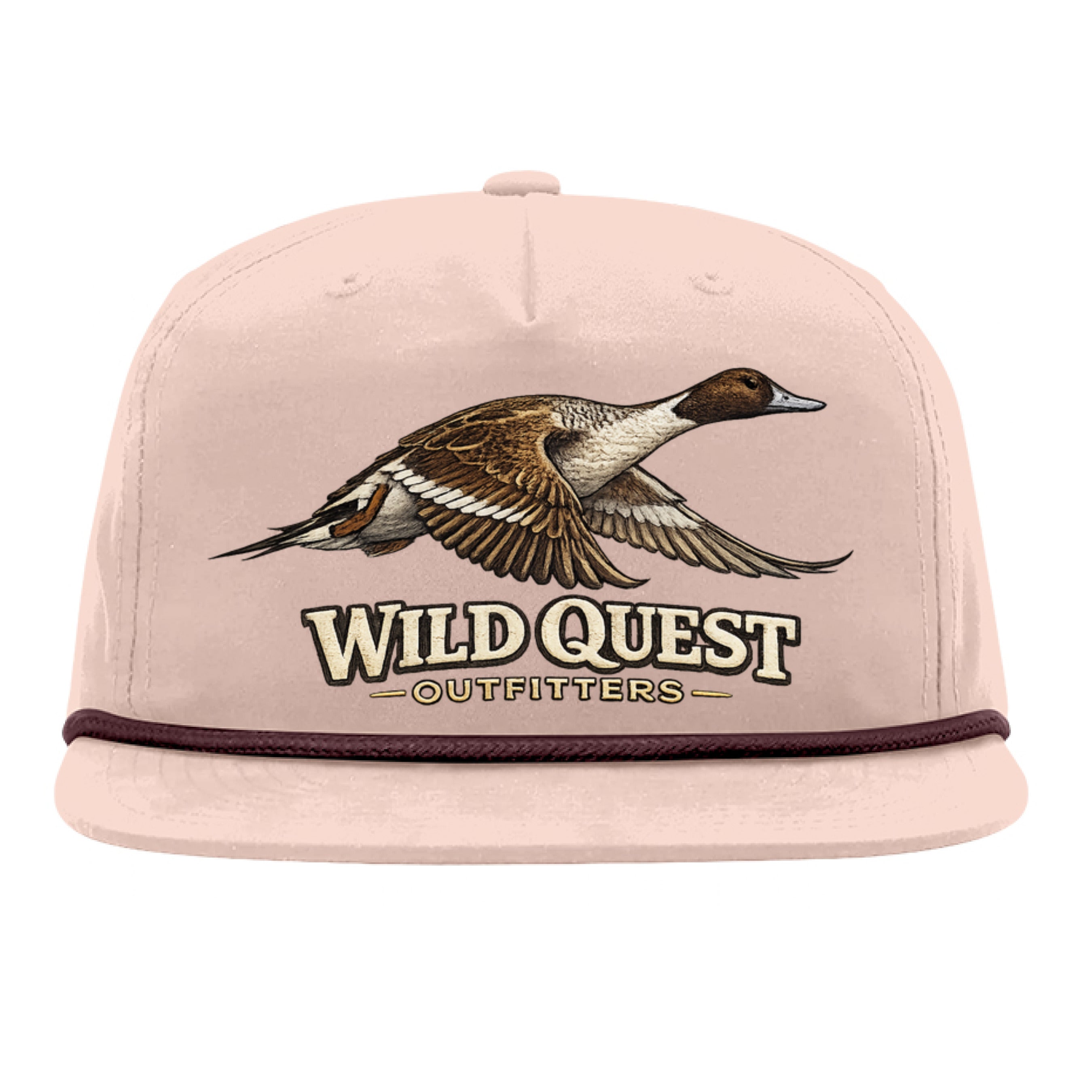 Pale Peach/ Maroon - FRONT